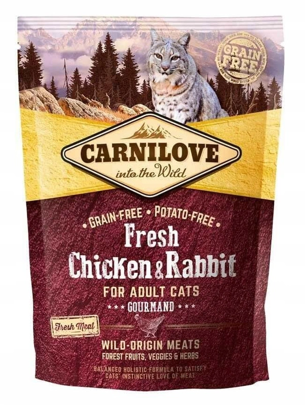 Carnilove Fresh kurczak, królik adult 400 g