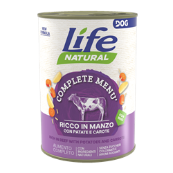 Life Dog wołowina z ziemniakami i marchewką 400 g