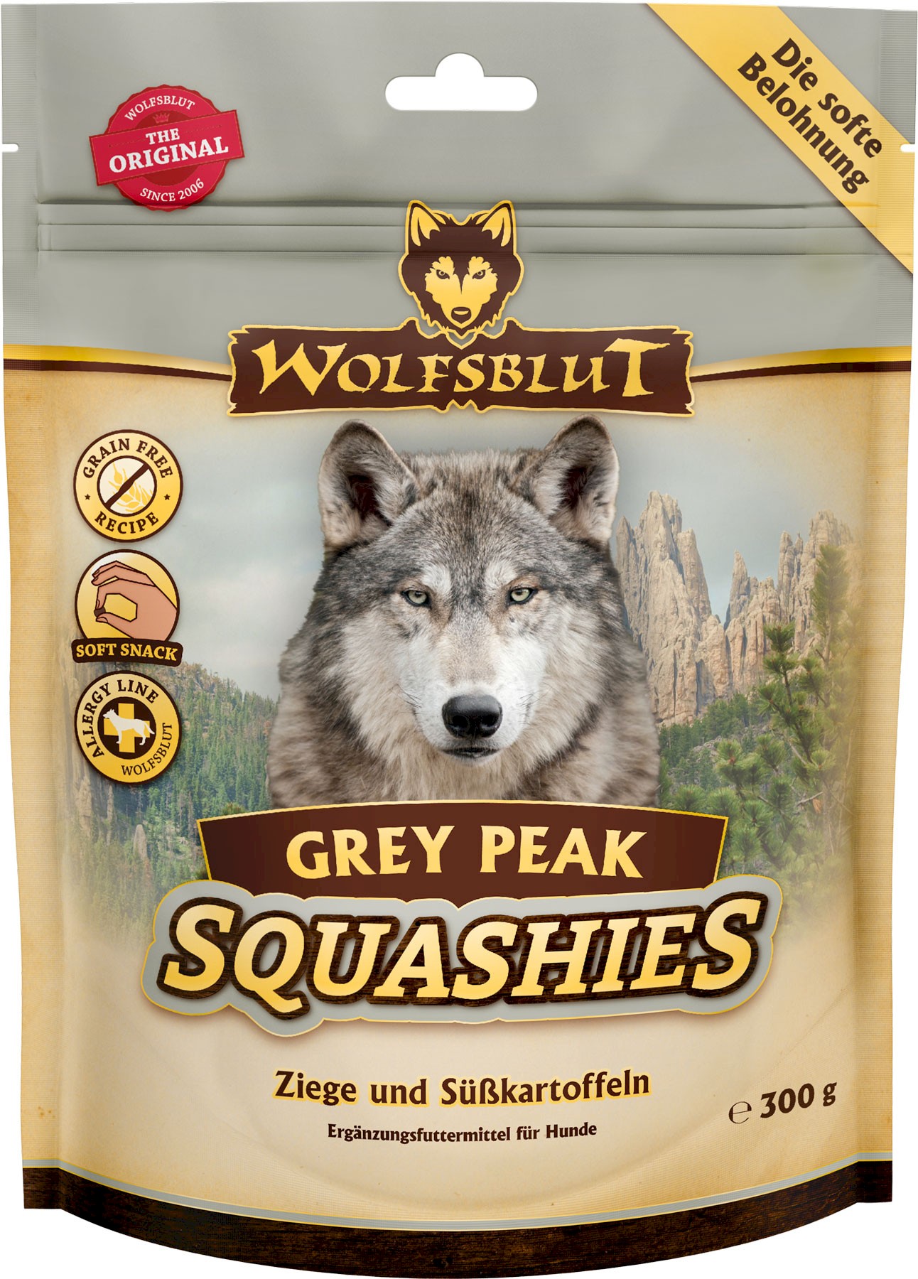 Wolfsblut Squashies Grey Peak kozina adult 300 g