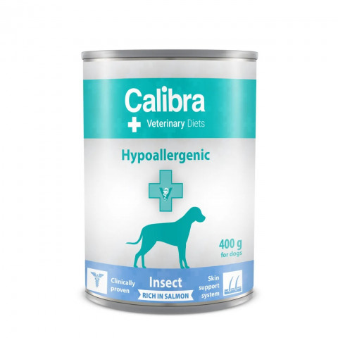 Calibra Veterinary Diets Hypoallergenic owady, łosoś 400 g