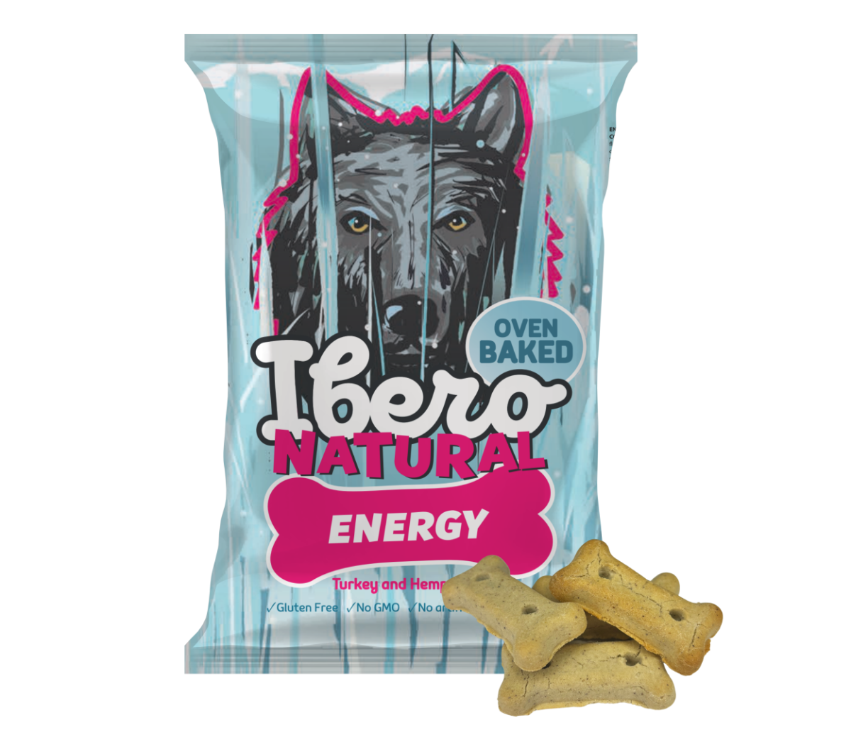 Ibero Oven Baked Snack Energy indyk 150 g