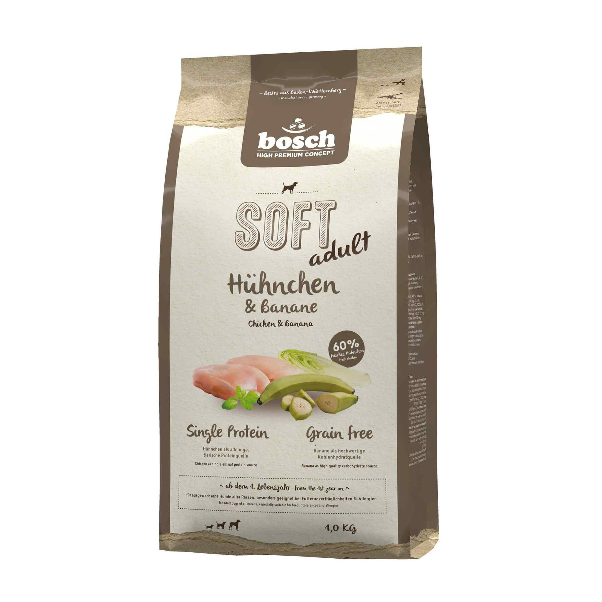 Bosch Soft kurczak z bananem adult 1 kg