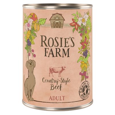 Rosie's Farm wołowina adult 400 g × 6