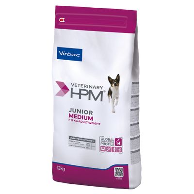 Virbac Veterinary HPM junior średnie rasy 12 kg × 2