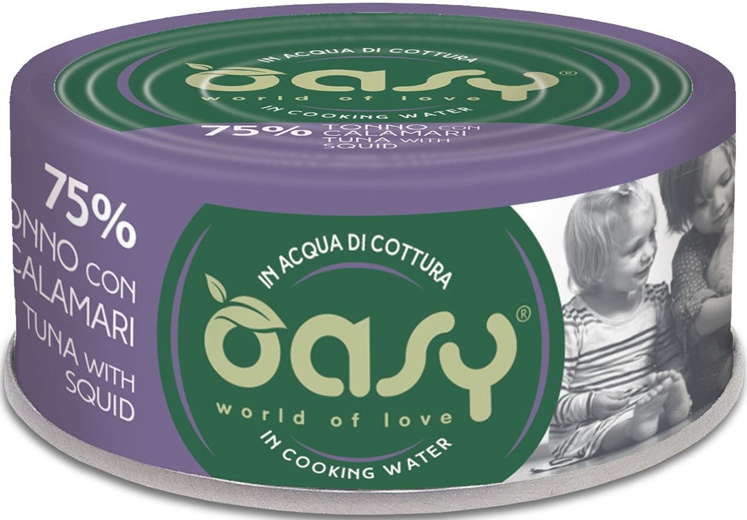 Oasy More Love tuńczyk, kalmar w bulionie adult 70 g