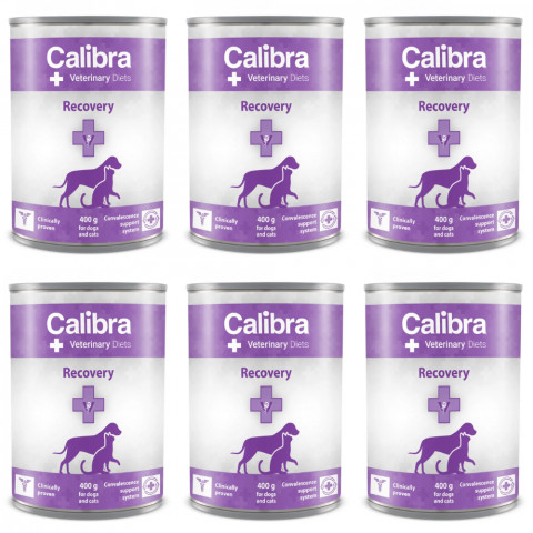 Calibra VD Dog & Cat Recovery ryba 400 g × 6