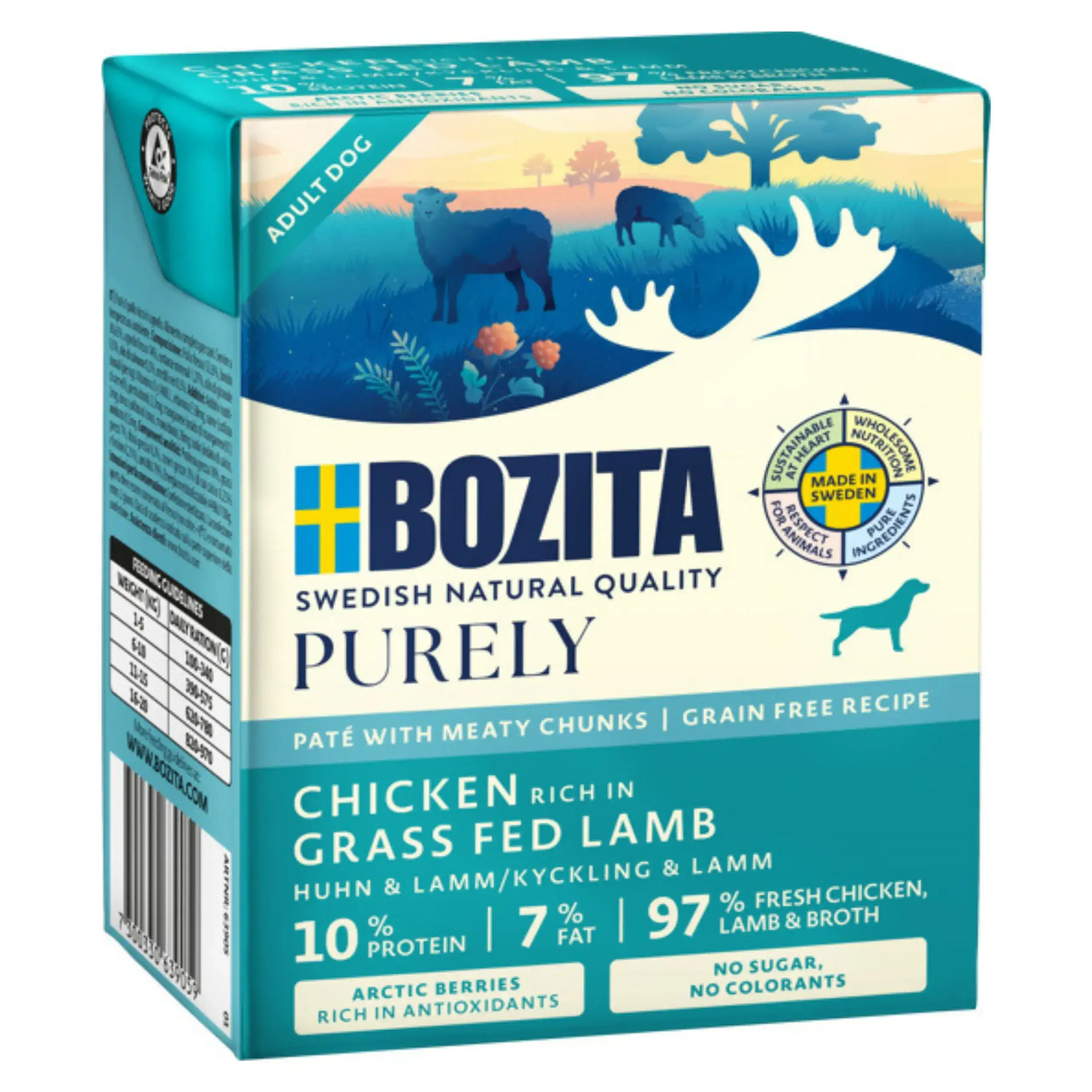 Bozita Purely jagnięcina, kurczak adult 370 g