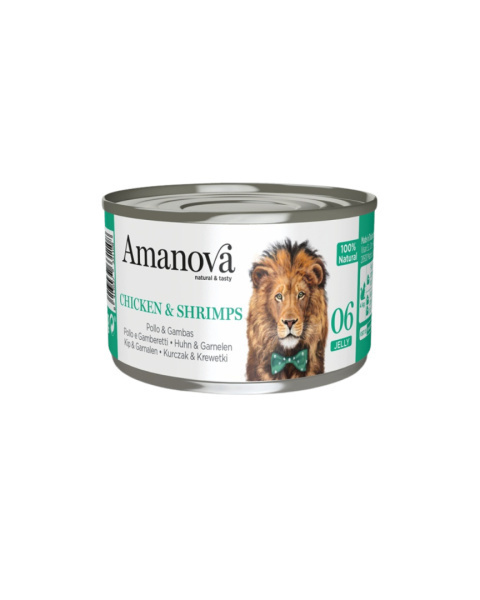 Amanova kurczak, krewetki w galaretce 70 g