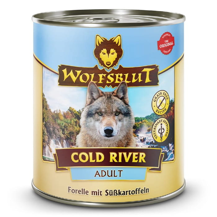 Wolfsblut Cold River pstrąg adult 800 g × 6