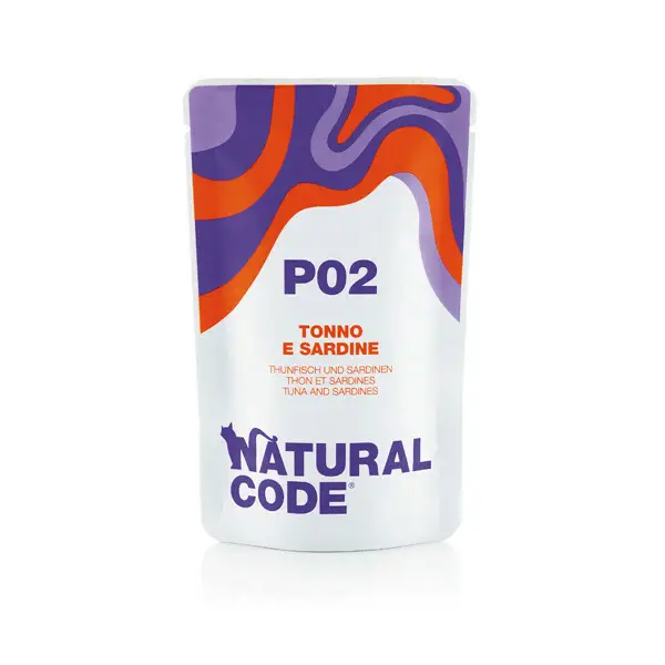 Natural Code tuńczyk, sardynka 70 g