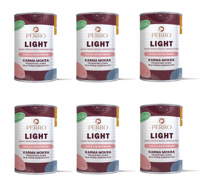 Perro LIGHT kozina adult 400 g × 6