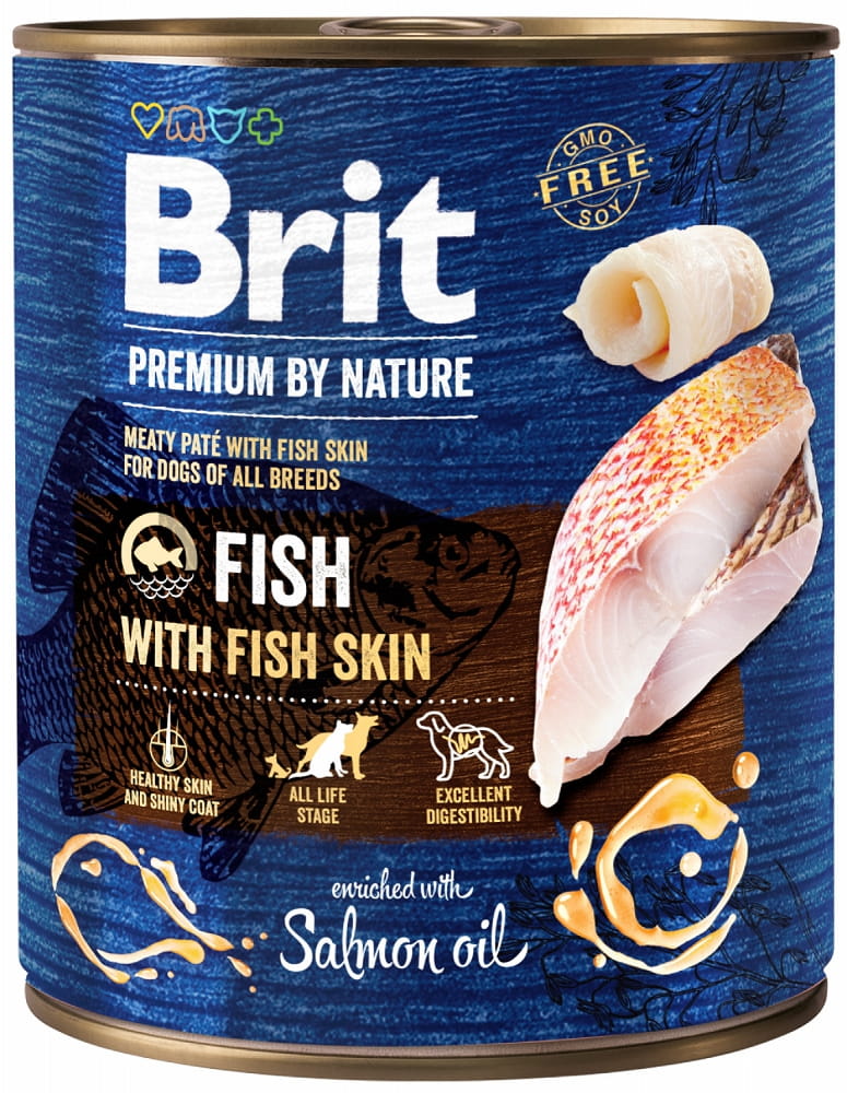Brit By Nature ryba adult 800 g
