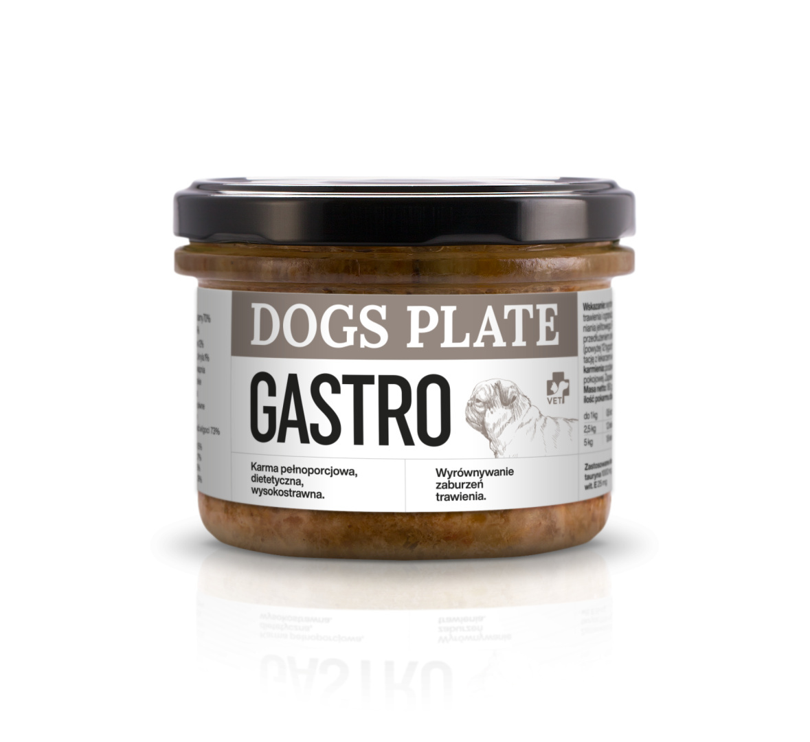 Dogs Plate Vet Gastro sarna 180 g