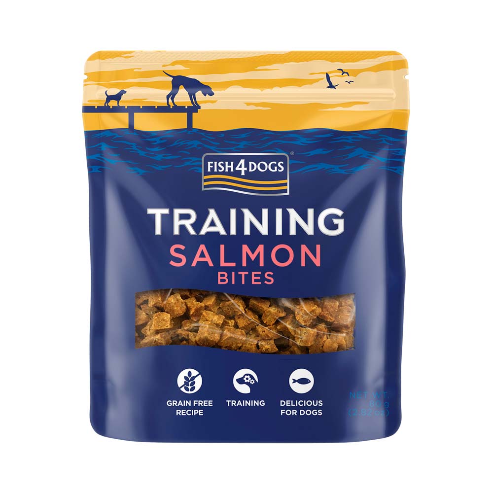 Fish4Dogs Training łosoś 80 g