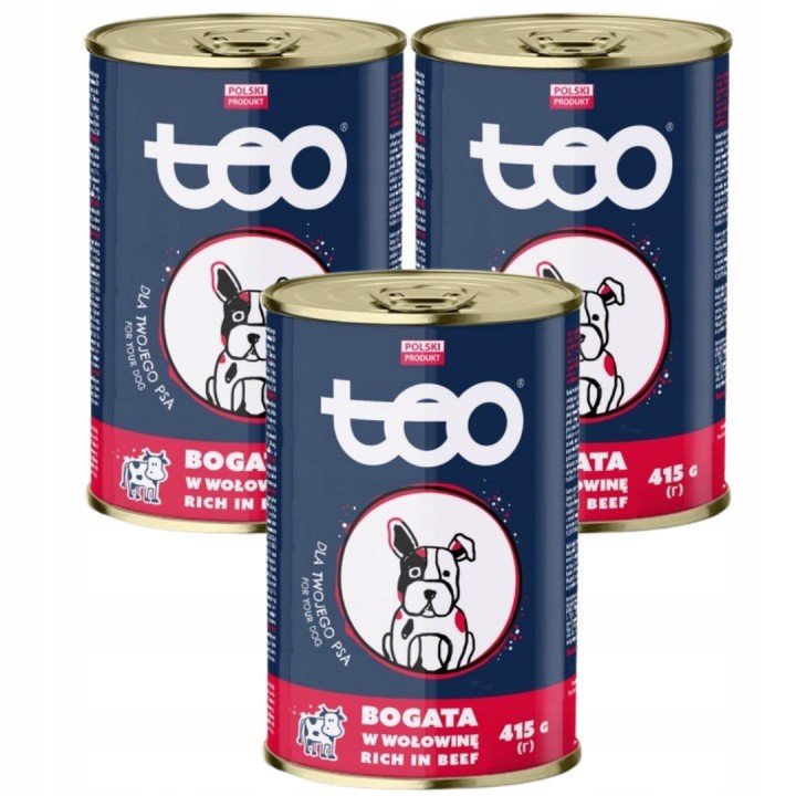 Teo wołowina 415 g × 3