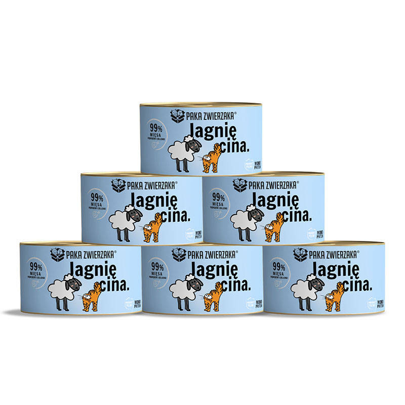 Paka Zwierzaka jagnięcina 200 g × 6