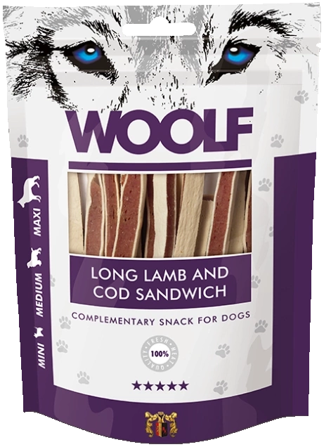 Woolf dorsz, jagnięcina 100 g