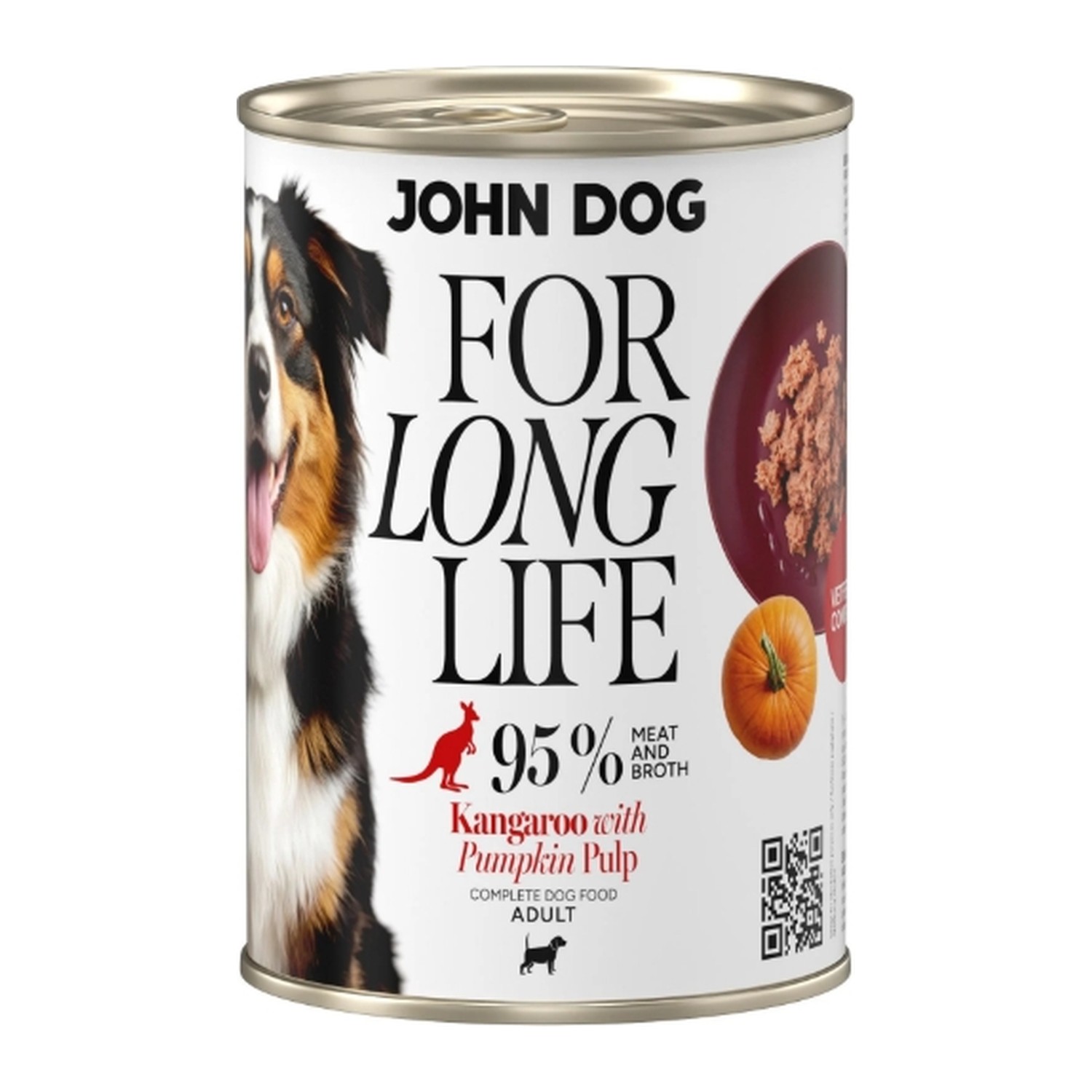 John Dog For Long Life kangur z dynią 800 g