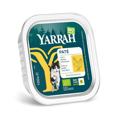 Yarrah kurczak z tymiankiem pasztet adult 100 g × 16