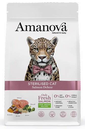 Amanova Sterilised łosoś 1,5 kg