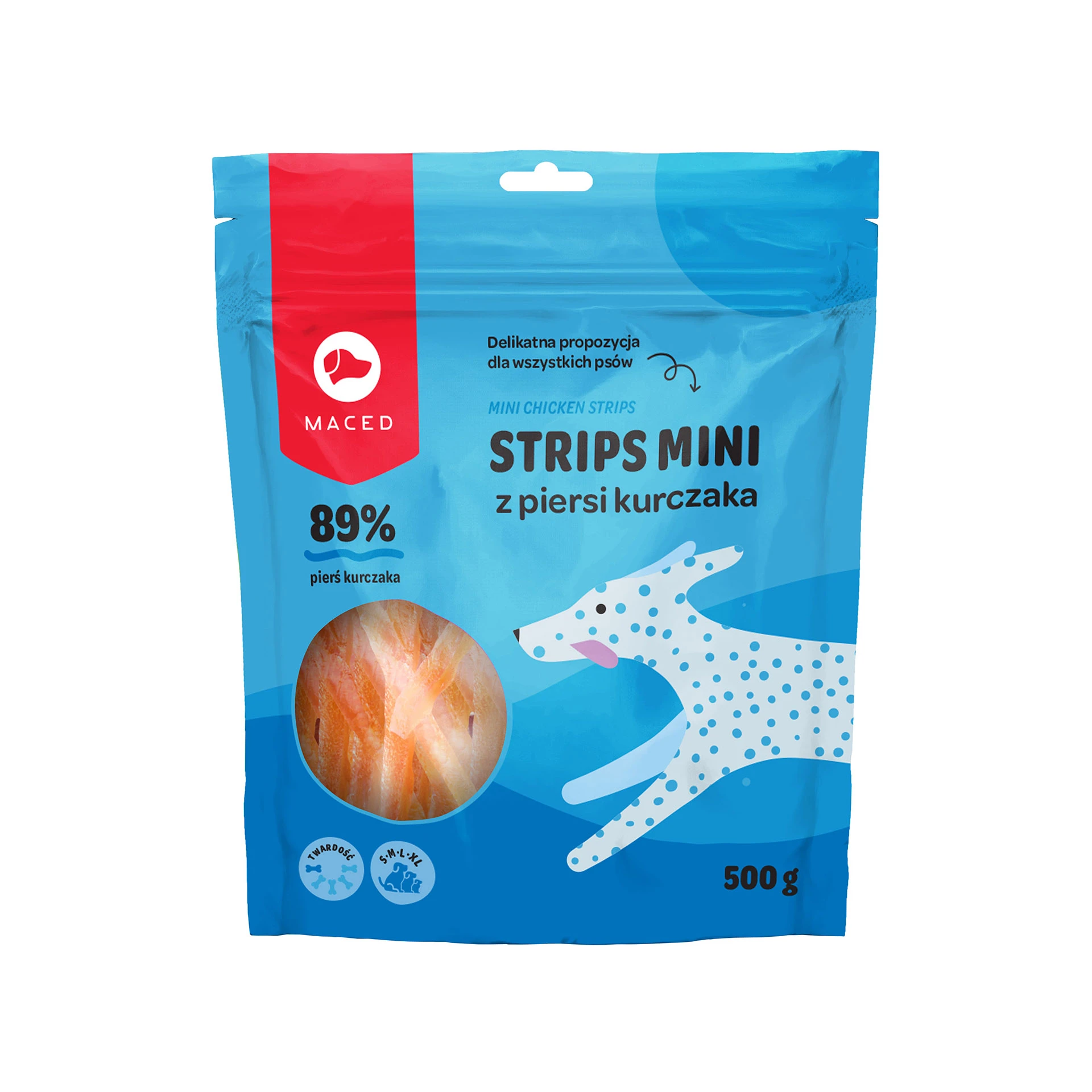 Maced Strips kurczak małe rasy 500 g