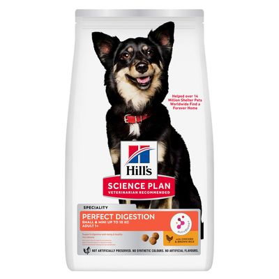 Hill's Perfect Digestion kurczak adult małe rasy 6 kg × 2