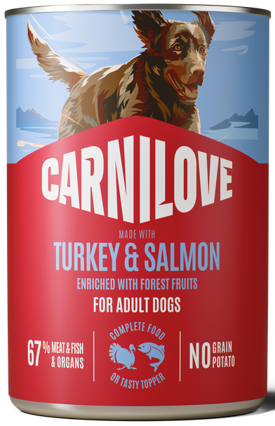 Carnilove Wild Meat łosoś, indyk adult 400 g