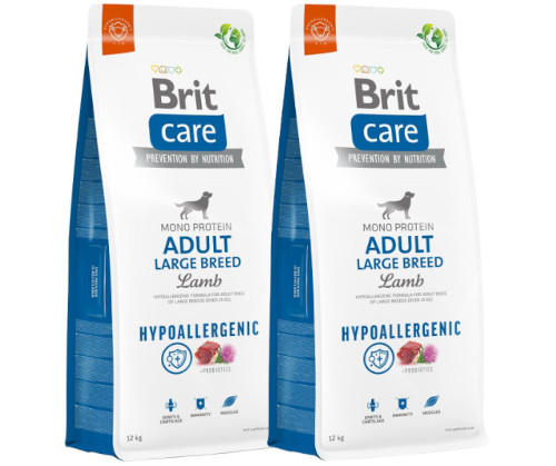 Brit Care jagnięcina adult duże rasy 12 kg × 2