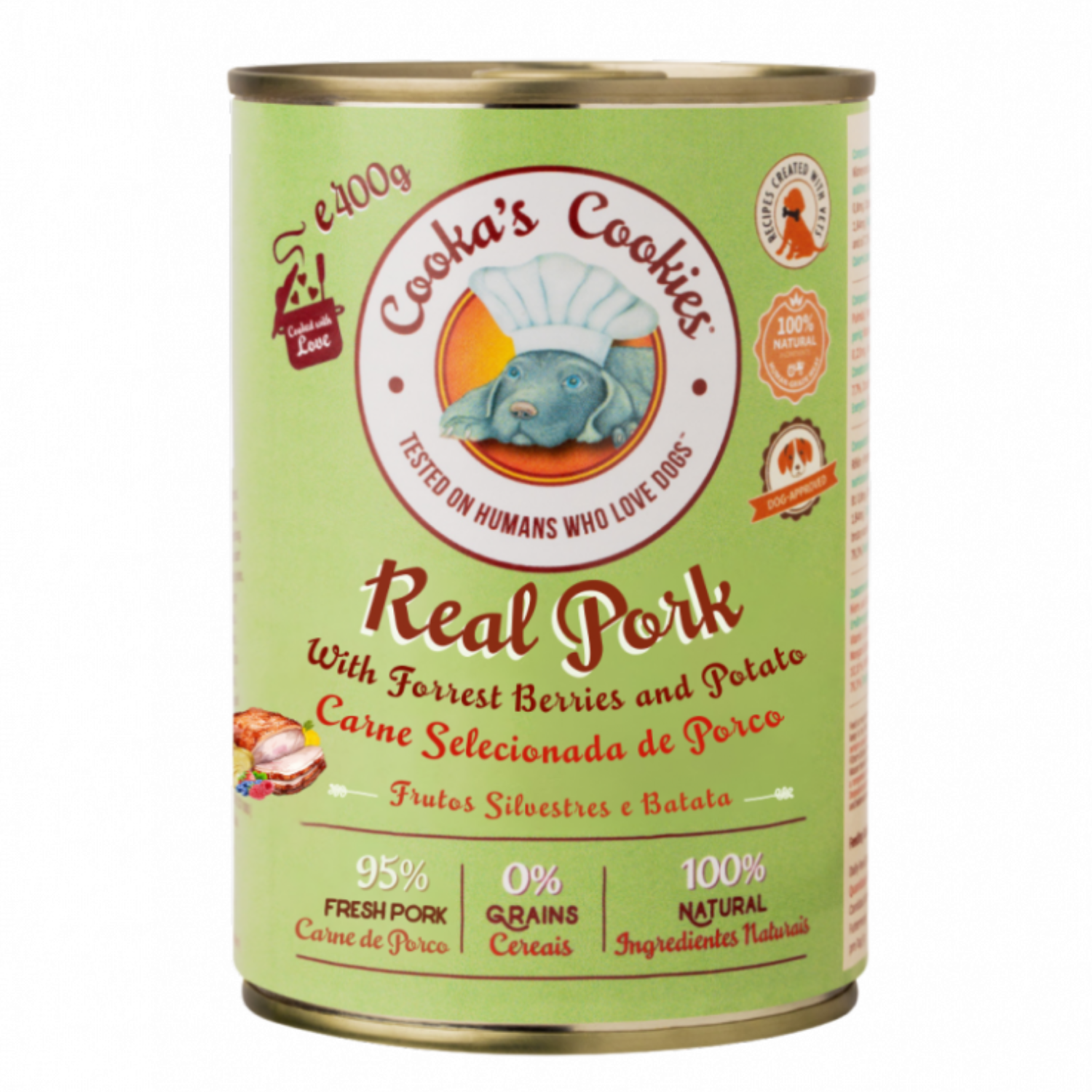 Cooka's Cookies Real Pork wieprzowina adult 400 g