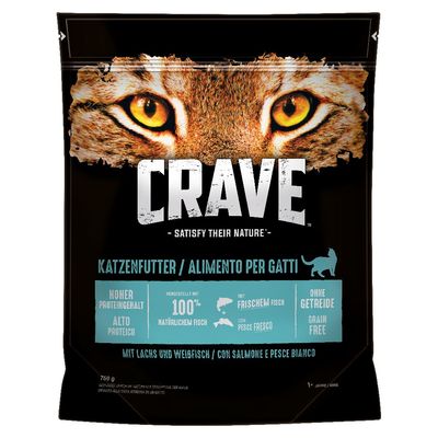 Crave Sensitive ryby, łosoś adult 750 g