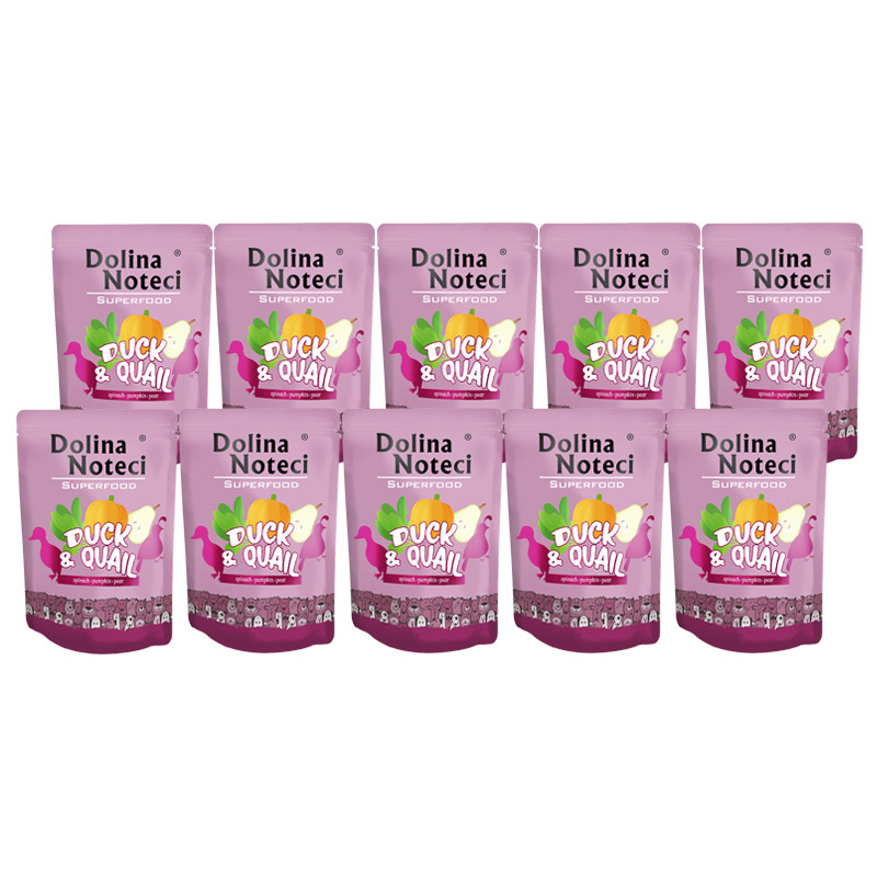 Dolina Noteci Superfood kaczka, przepiórka 300 g × 10