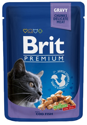 Brit Premium dorsz kawałki adult 100 g