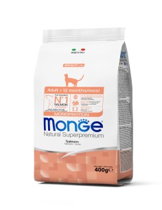 Monge Natural Superpremium Indoor łosoś adult 400 g
