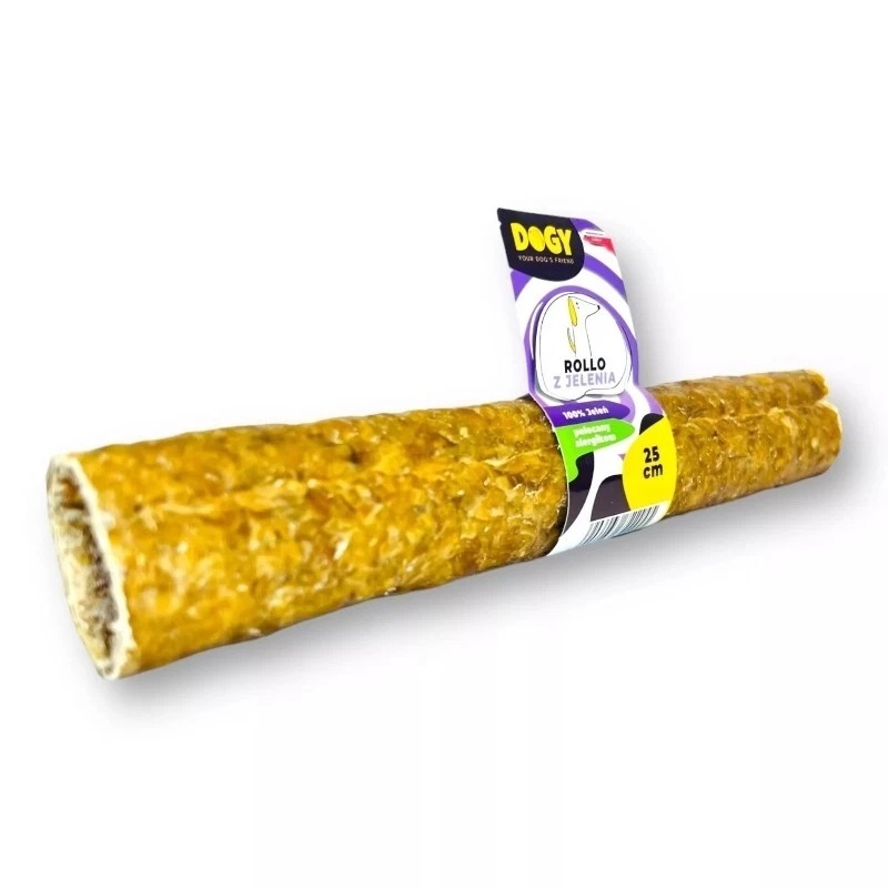 DOGY Rollo rurka z jelenia 25 cm