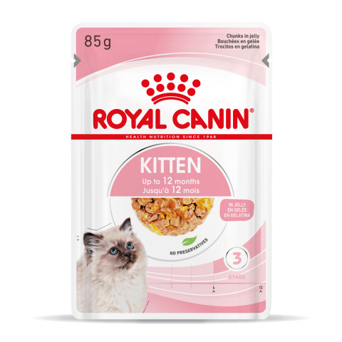 Royal Canin Feline Health Nutrition drób w galaretce kitten 85 g × 12