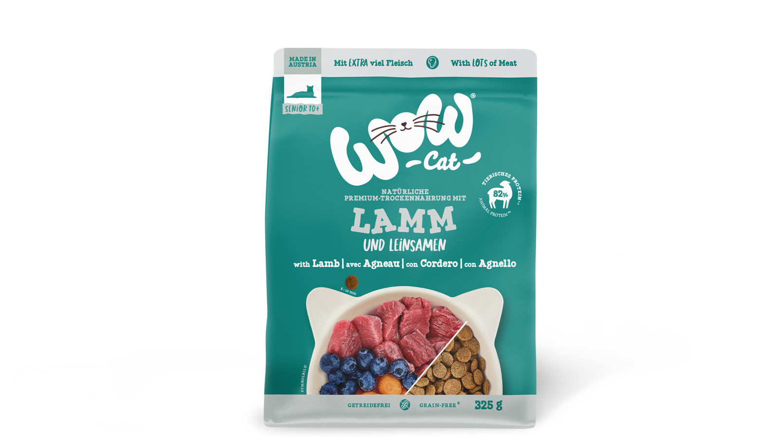 WOW Cat jagnięcina senior 325 g
