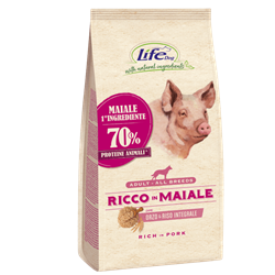 Life Dog Rich in Pork wieprzowina adult 12 kg
