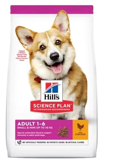 Hill's Science Plan kurczak adult małe rasy 3 kg