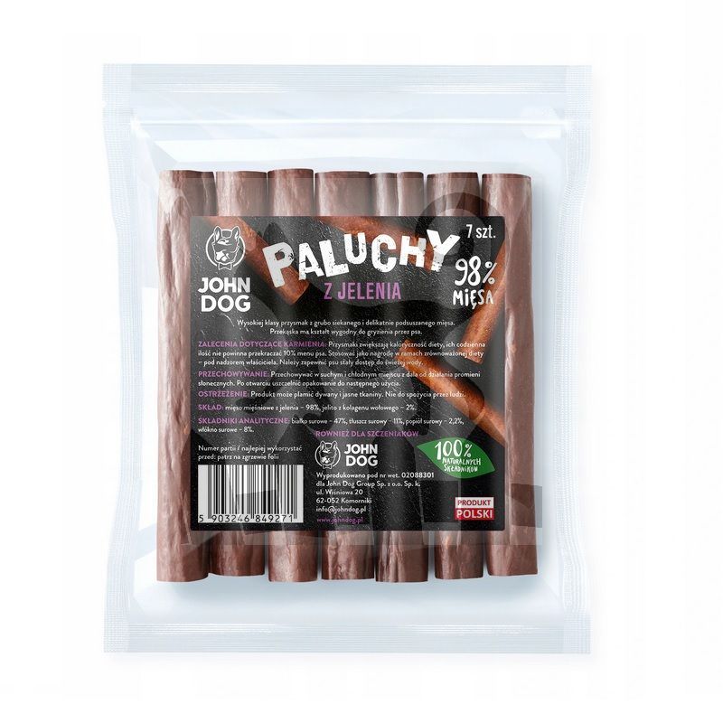 John Dog jeleń 25 g × 7