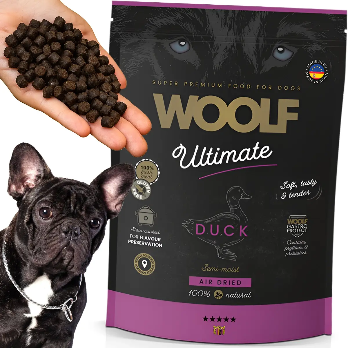 Woolf Ultimate Soft kaczka adult 1 kg