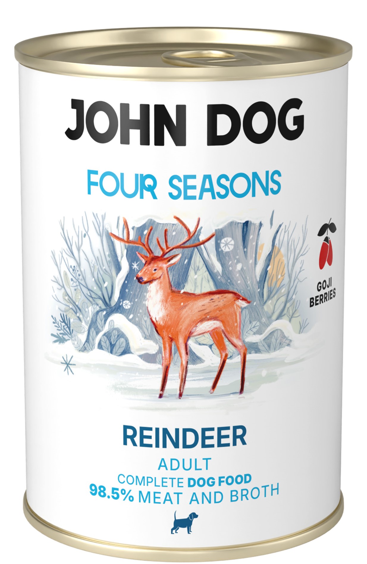 John Dog Four Seasons renifer adult 400 g