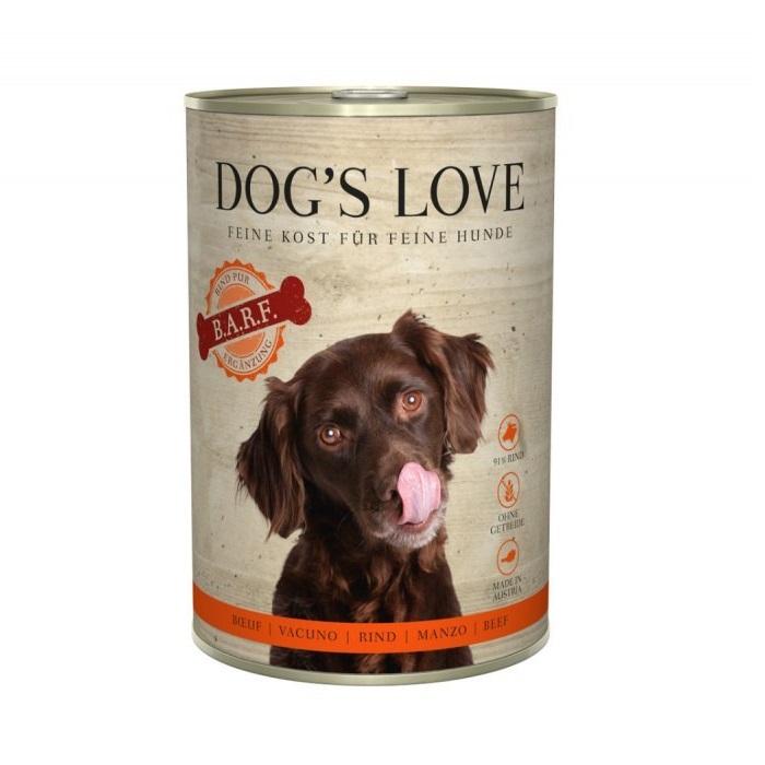 Dog's Love BARF Pure wołowina 400 g