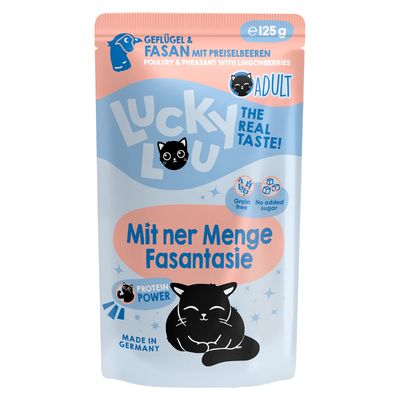 Lucky Lou bażant, drób adult 125 g × 16