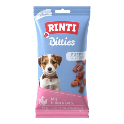 Rinti Bitties kaczka, kurczak puppy 75 g × 5