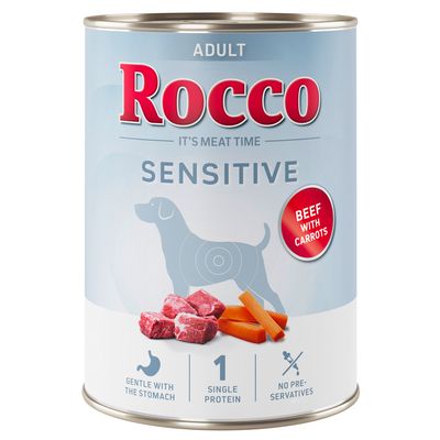 Rocco Sensitive wołowina adult 400 g × 6