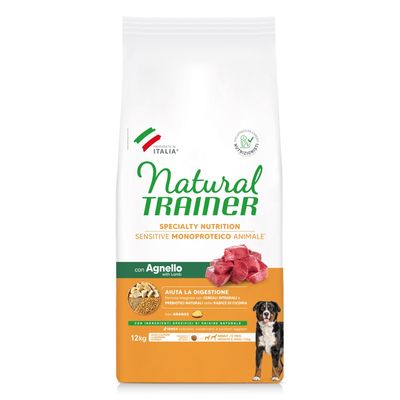 Trainer Sensitive No Gluten jagnięcina adult średnie rasy, duże rasy 12 kg × 2
