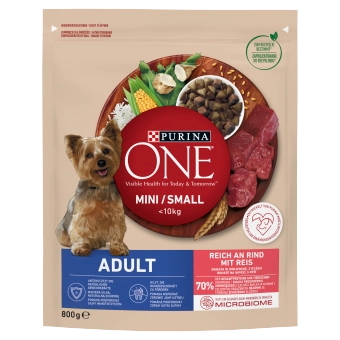 Purina ONE wołowina adult małe rasy 800 g