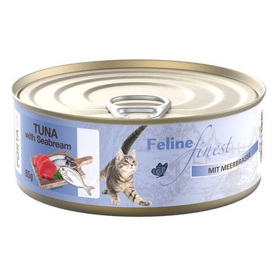 Porta 21 Feline Finest leszcz morski, tuńczyk w galaretce adult 85 g