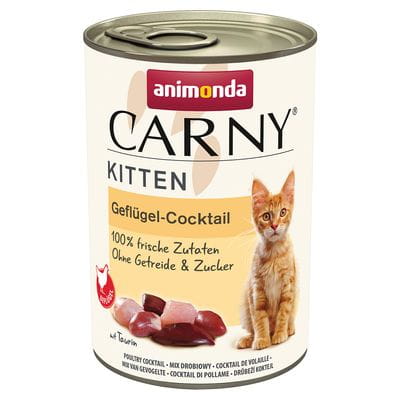 Animonda Carny drobiowy kawałki kitten 400 g