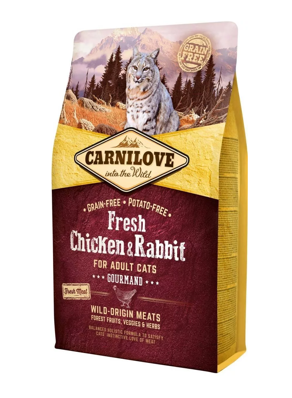 Carnilove Fresh kurczak, królik adult 2 kg